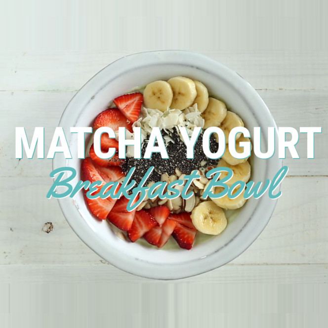 Matcha Yogurt Breakfast Bowl